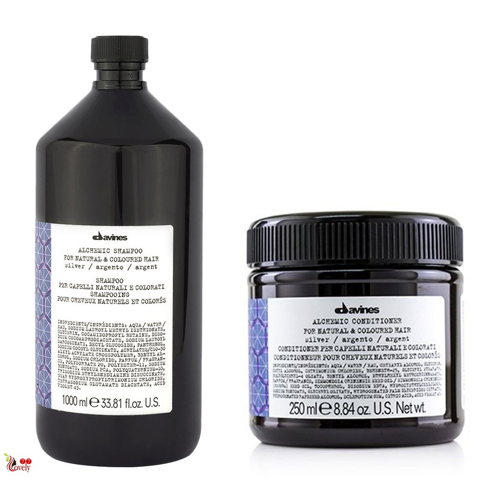 Davines Alchemic Shampoo 1000ml + Davines Alchemic Conditioner 250ml