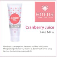 EMINA REFRESH FACE MASK CRANBERRY JUICE masker wajah Peeloff antioksid