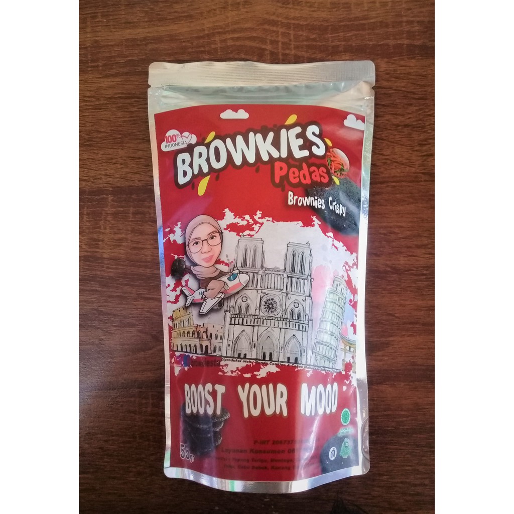 

BROWKIES CRISPY Pedas