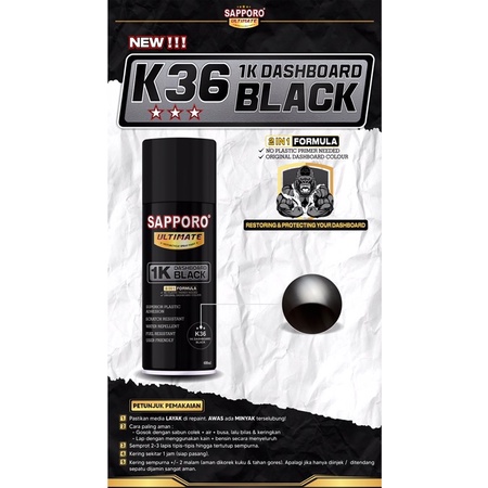 SAPPORO ULTIMATE K36 1K DASHBOARD BLACK 400 ML