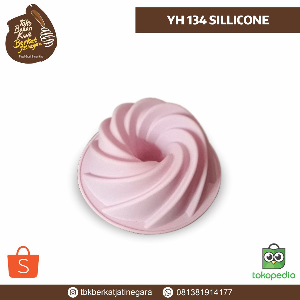 cetakan pudding yh 134 silicone bulat