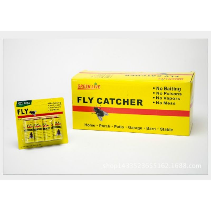 JG - LEM STIK LALAT JEBAKAN LALAT PERANGKAP LALER FLY CATCHER HARGA / PCS