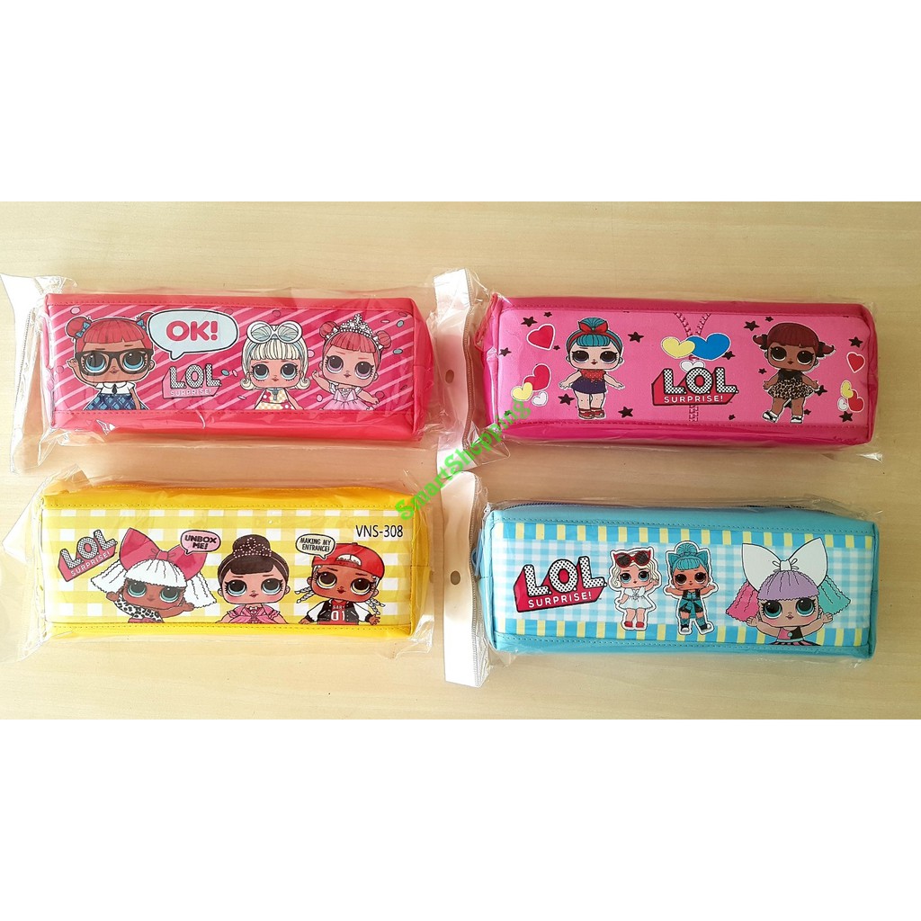 

Tempat Pensil Kain Resleting Motif LOL Unik dan Lucu
