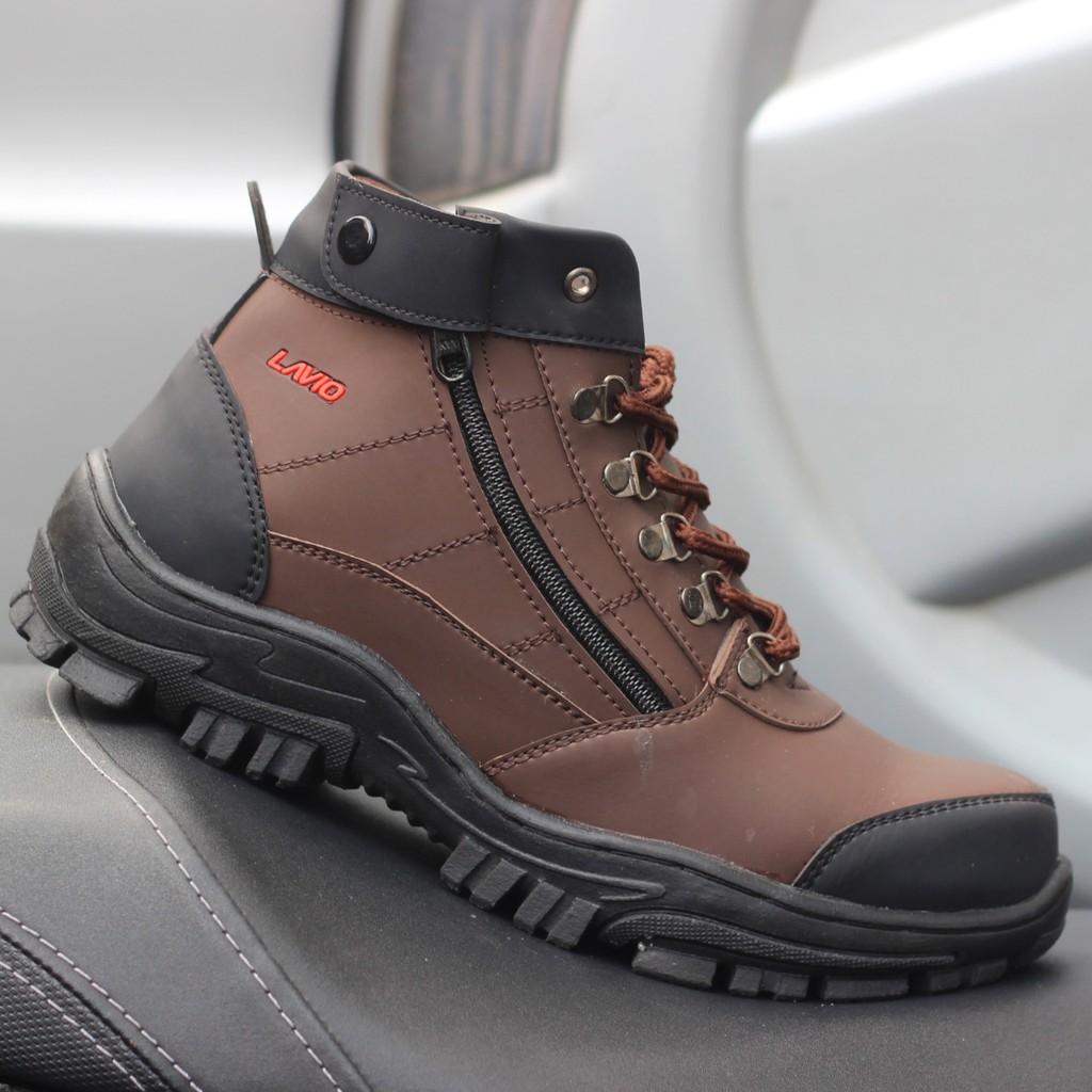  Sepatu  Boots  Safety Zipper Lavio  Morisay Shopee Indonesia