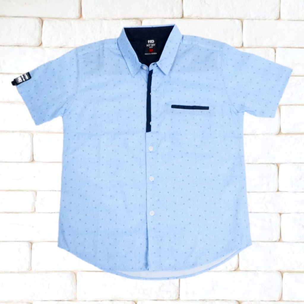 

Dancus - Kemeja Anak Casual Motif Printing Tangan Pendek Size 4 - 14 (RK055.2)