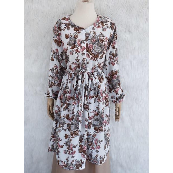 Si4ap Kir1m$|AYUNDA tunic by ZALFA / Tunik motif / Tunik bunga / Tunik wanita murah |siap Diorder.,.