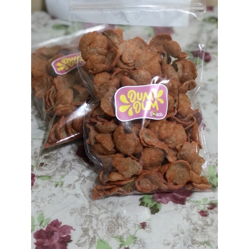 

Basreng (baso goreng) balado daun jeruk