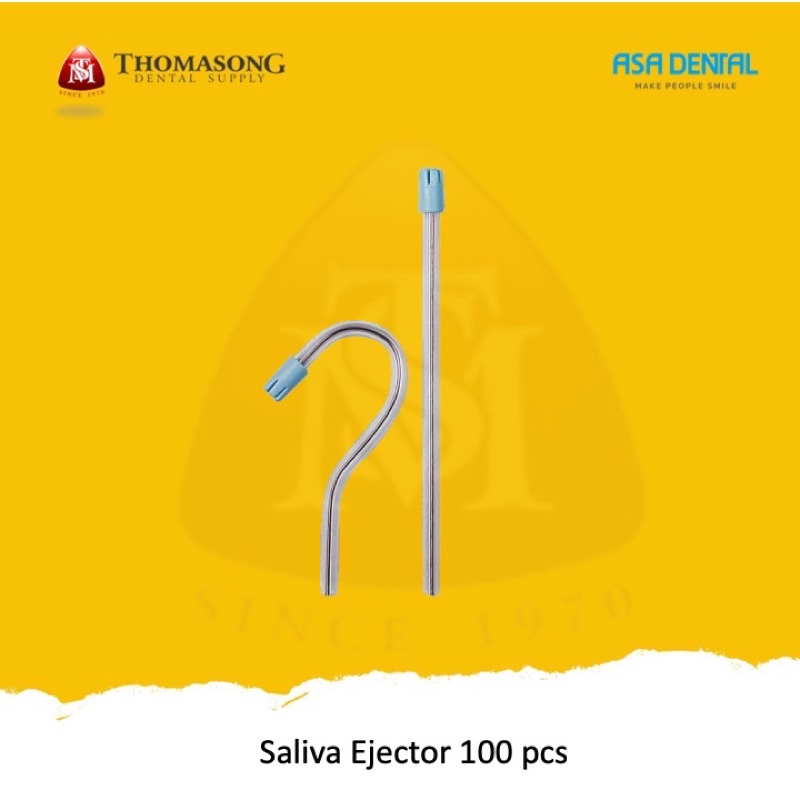 Jual ASA Dental Saliva Ejector Blue 100 pcs Shopee Indonesia