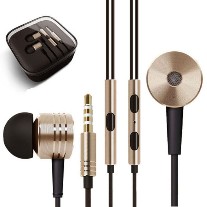 Headset Piston 2 Handsfree Kabel Handsfree Piston 2 Warna Gold Earphone Headset Xiaomi