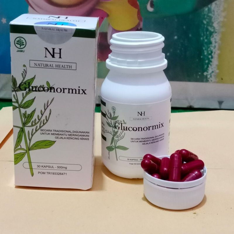OBAT DIABETES GLUCONORMIX ORIGINAL ASLI 100% OBAT KENCING MANIS