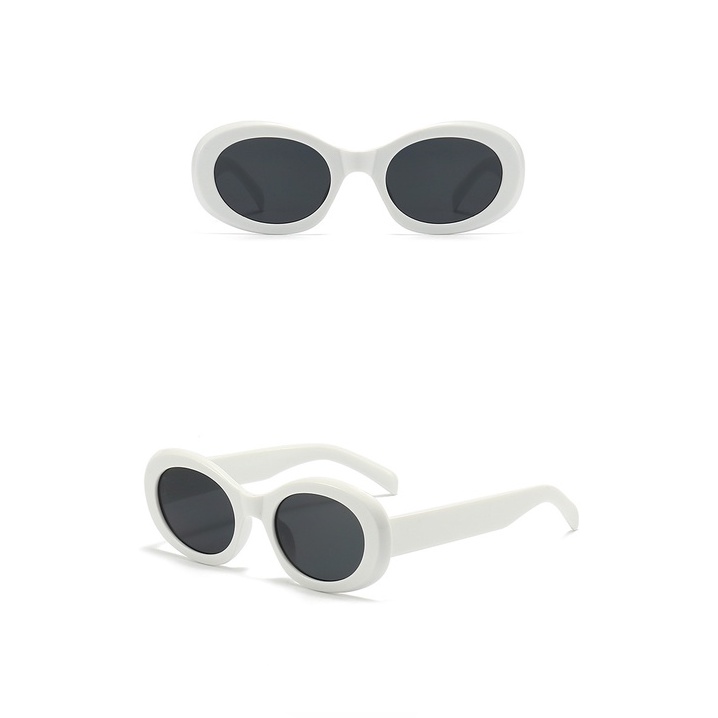 Kacamata Hitam Bentuk Bulat Gaya Klasik Untuk Wanita