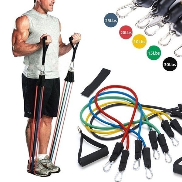 QUALITY Apex Warrior 68kg / 150 lbs Premium Resistance Band Tube Set