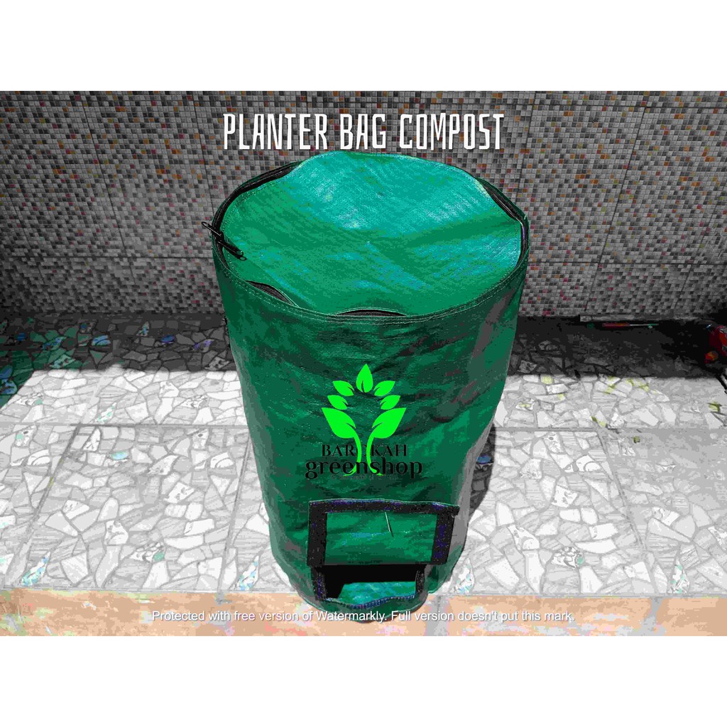 Compost bag  80 L - tas kompos olah limbah daun sampah - organik - Panter bag compost