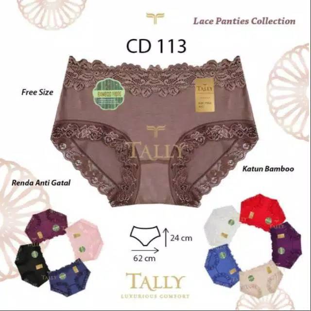 Celana dalam  wanita tally renda 113 cd bamboo