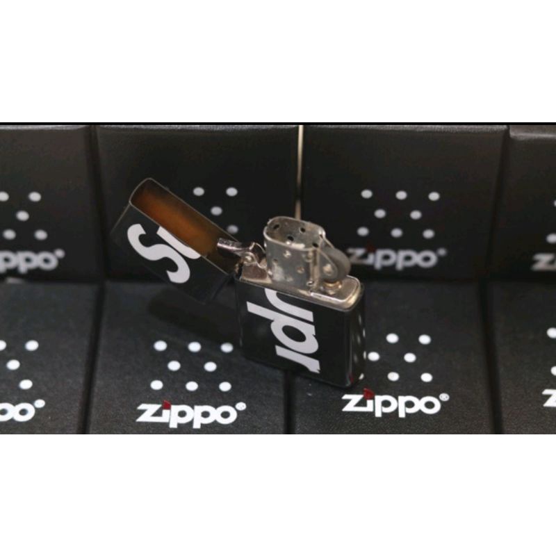 KOREK ZIPPO MATTE SUPREME BLACK GRADE ORI KOREK ZIPPO MURAH