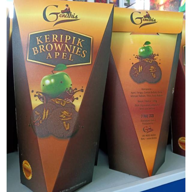 

Keripik brownies apel oleh oleh lavida store