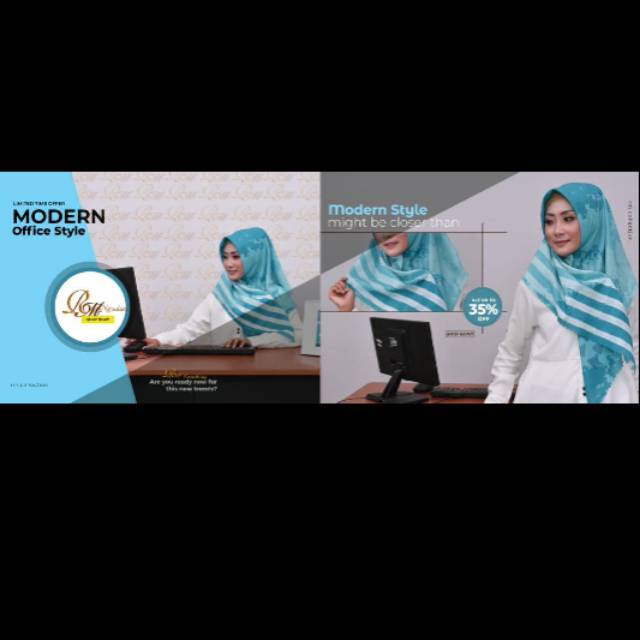 Kerudung RM motif tosca