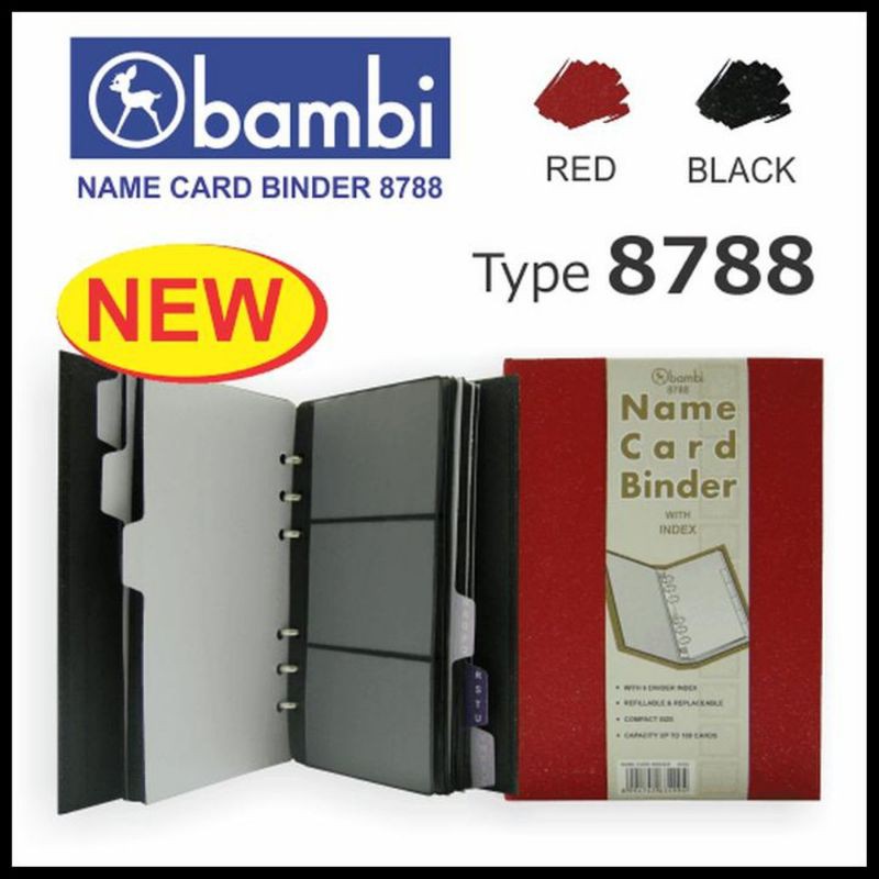 

Name card holder binder kartu nama