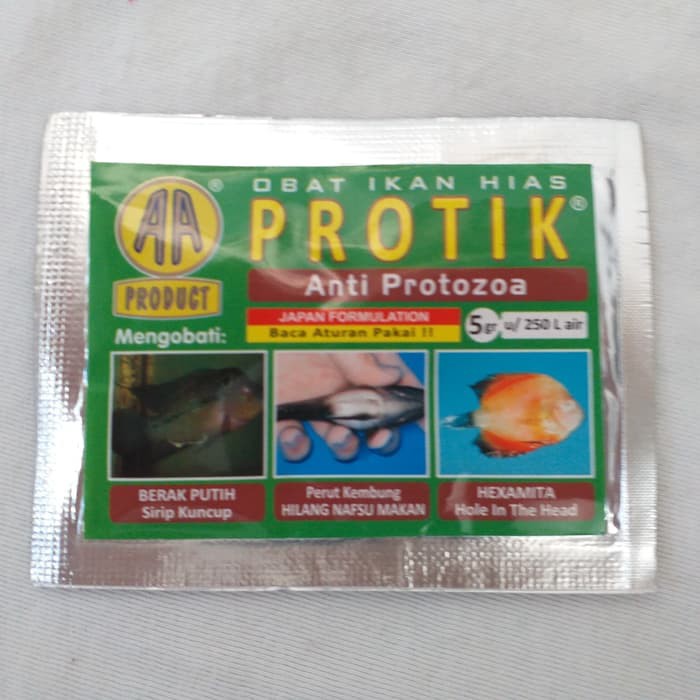 Obat Ikan Hias PROTIK Anti Protozoa Japan Formulation OKE***