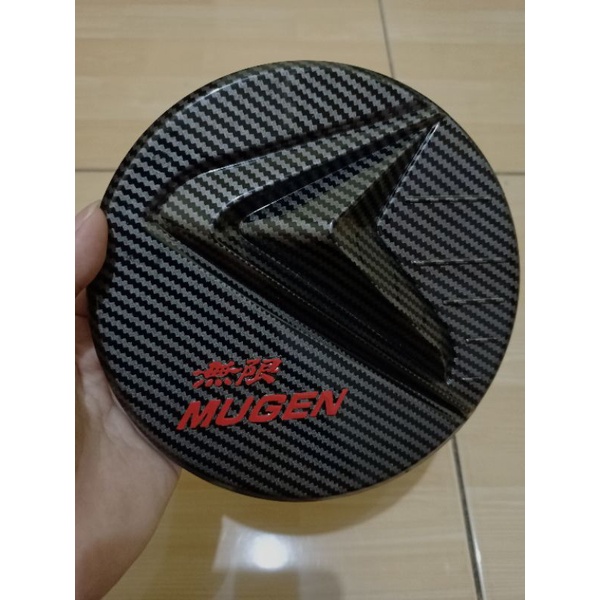 Tank Cover Mugen Carbon Mobilio BRV BR-V Tutup bensin Mugen