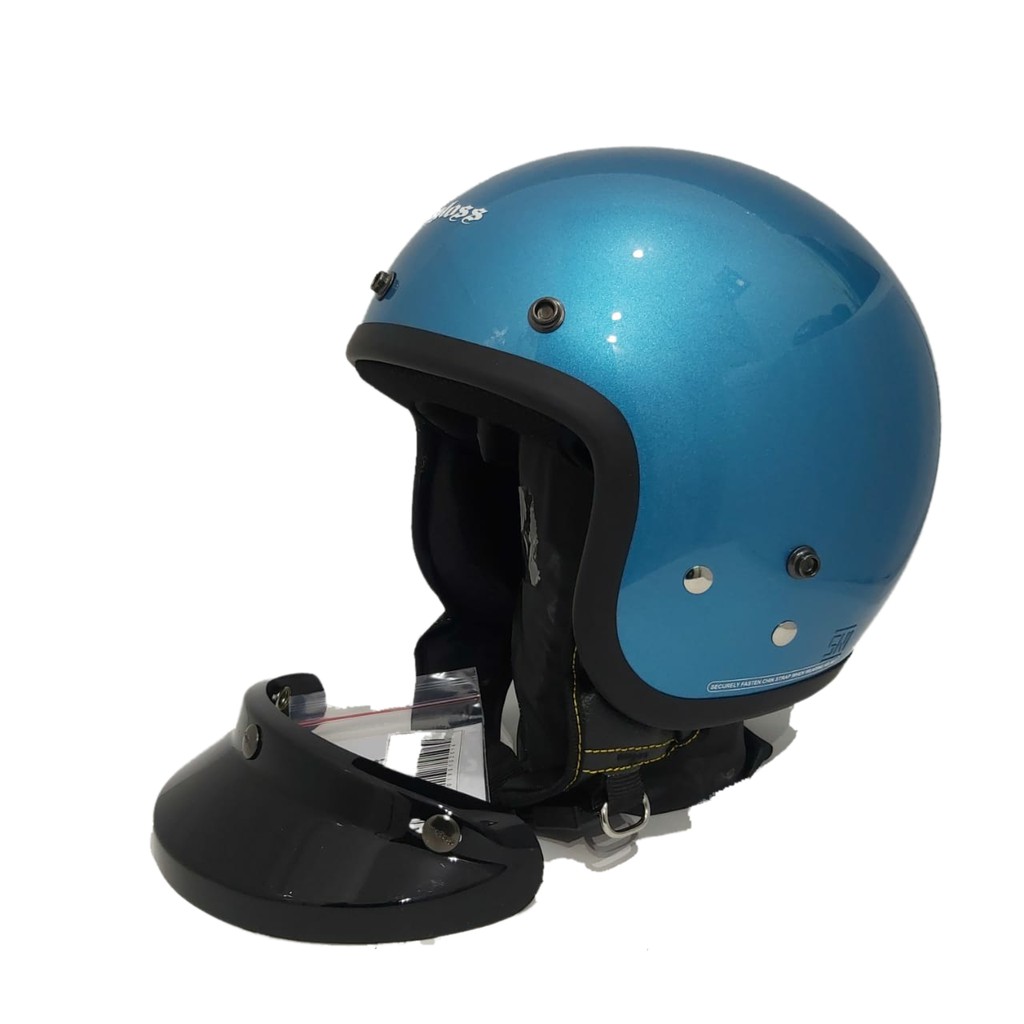 Helm Cargloss Retro Ice Blue Gloss