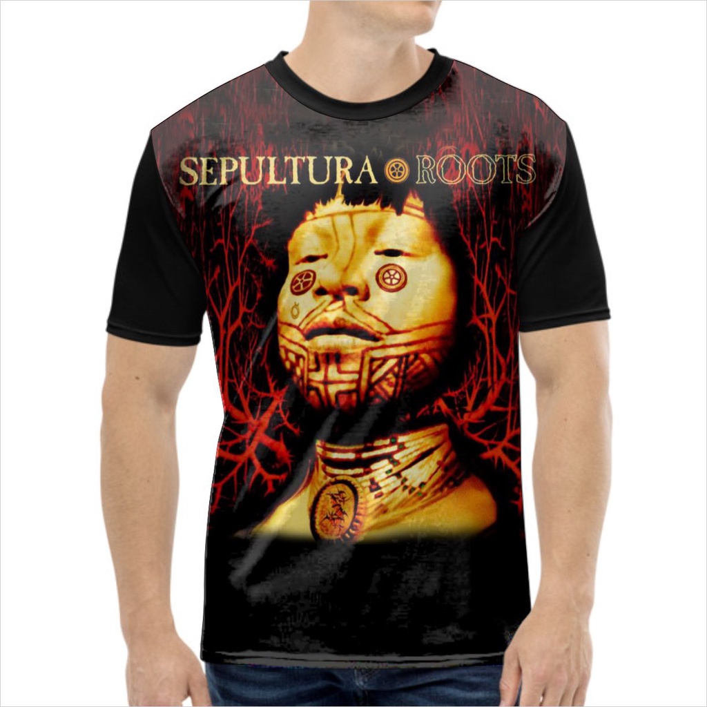 Kaos Music Pria Sepultura Roots - SHOPLAB88