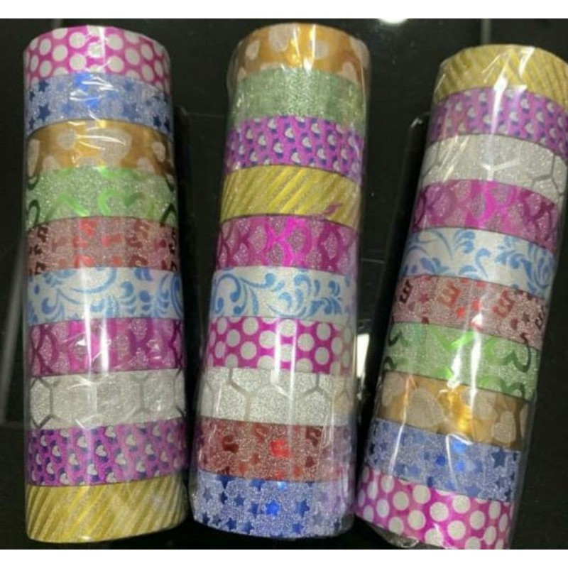 

ISOLASI KADO SOLATIP MOTIF METALIC 1/2" - 1 SLOP