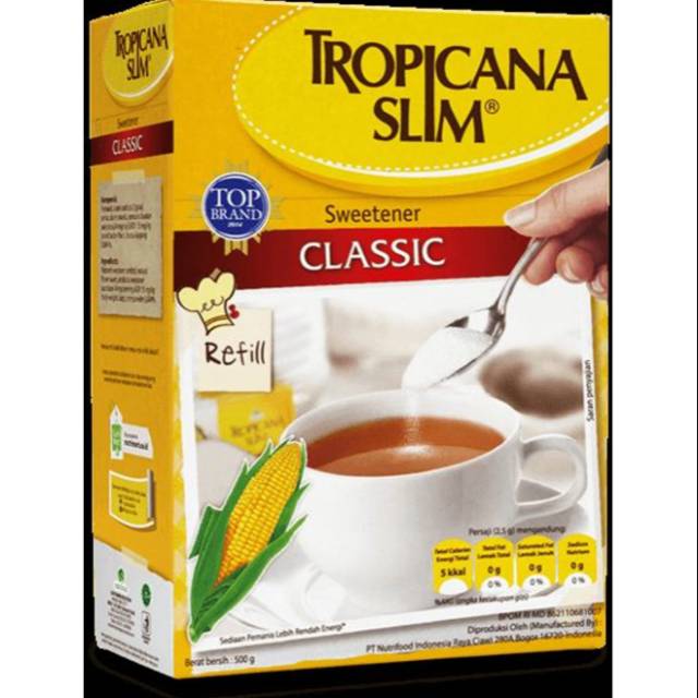 

Tropicana slim clasic refil 500gr