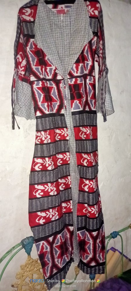 Baju Batik Gamis Couple Kondangan Nikahan Hajatan Jazzy Sarimbit Suami Istri Pasangan Muslim Murah