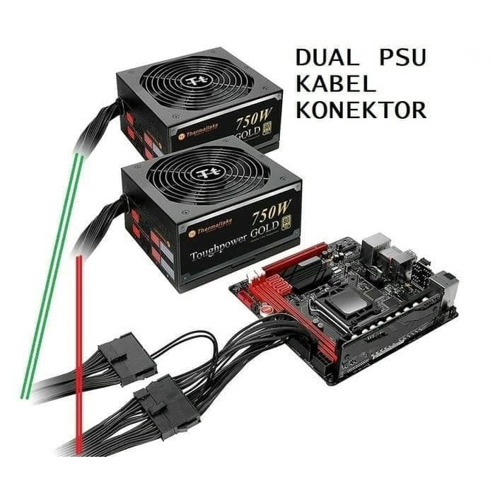 Dual PSU |Dual Power Supply | add2psu | Secondary PSU Kabel | Adapter