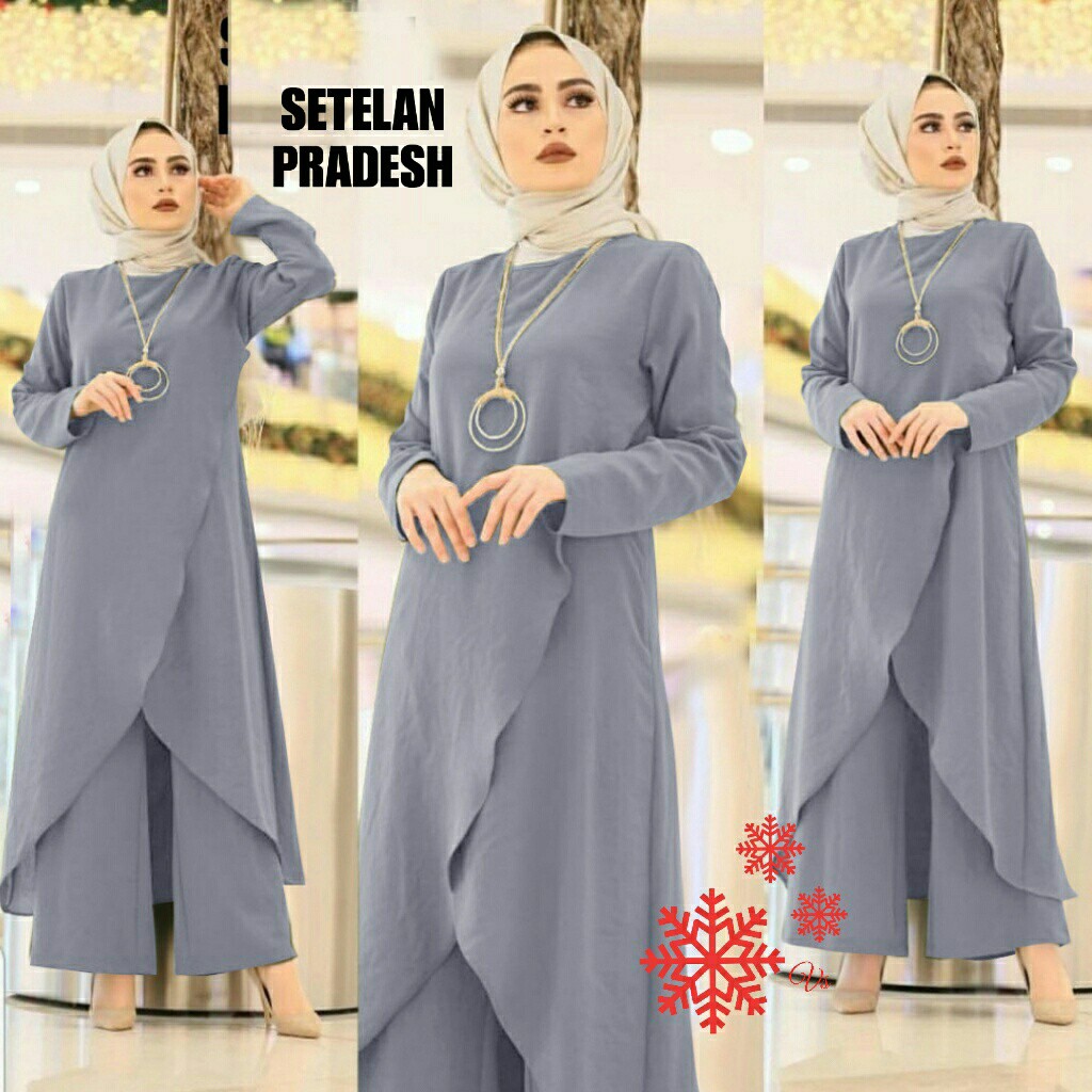 Stelan Radas - Dress Wanita Muslim - Baju Wanita