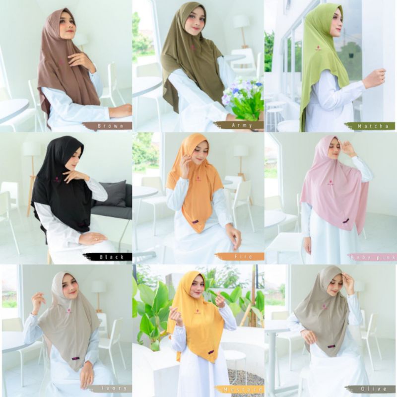 ZEEA BERGO BY NAYMA HIJAB - HIJAB JERSEY PREMIUM