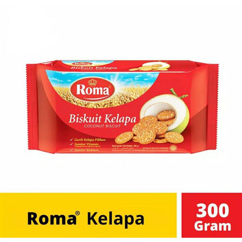 

BISCUIT ROMA KELAPA 300g