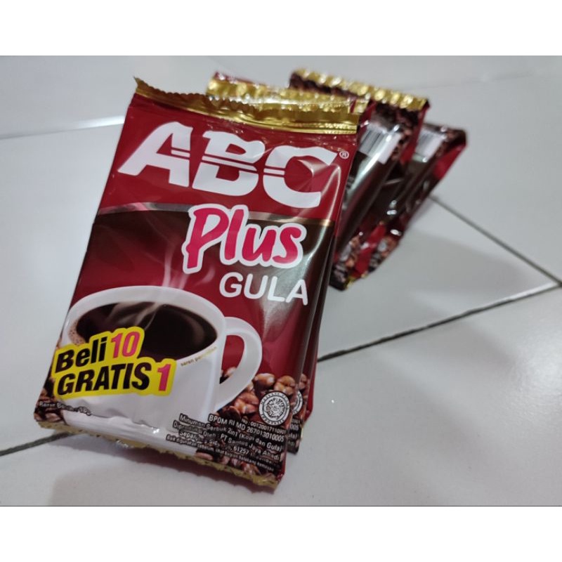 

KOPI ABC PLUS GULA SATU RENCENG 10 RTG EXTRA 1'S | kapal api