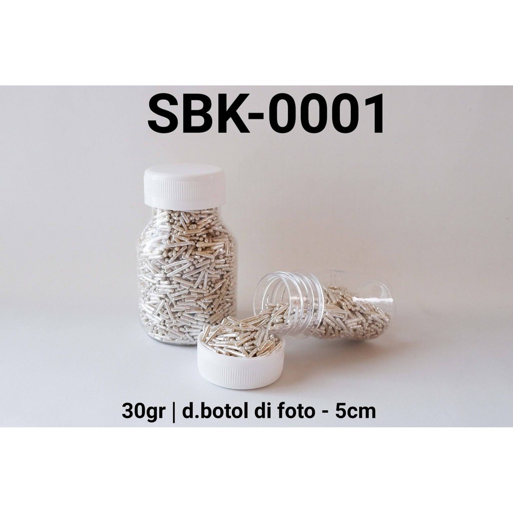 

SBK-0001 Sprinkles sprinkle sprinkel meses silver perak 30gr 30gram yamama baking grosir murah sprinkles cake dekorasi mutiara trimit decoration story sprinklestory sprinklesstory sprinkle story yamama baking