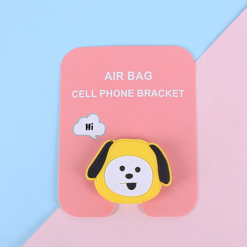 POP SOCKET KARAKTER BTS KPOP HOLDER BT21 POPSOCKET HANDPHONE IMUT 3D HP010