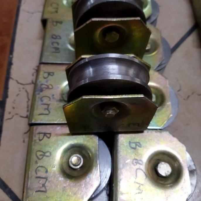roda pagar roda besi pagar 8cm super bubut untuk rell behel wtwi74 Segera Dapatkan