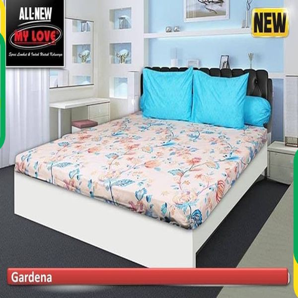 Sprei All New My Love Motif Gardena 180x200x30 cm, ZAFF