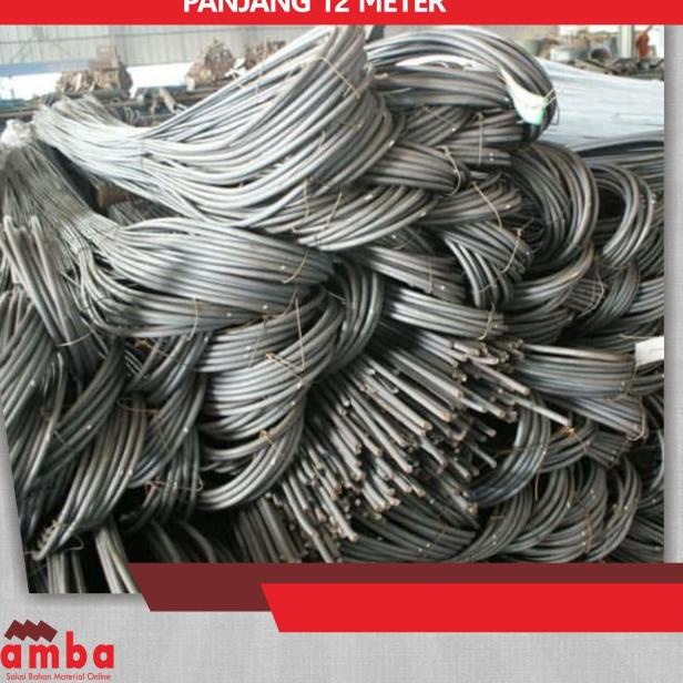 ✭ BESI 8 POLOS FULL KSTY SNI BERSERTIFIKAT PANJANG 12 METER ♜