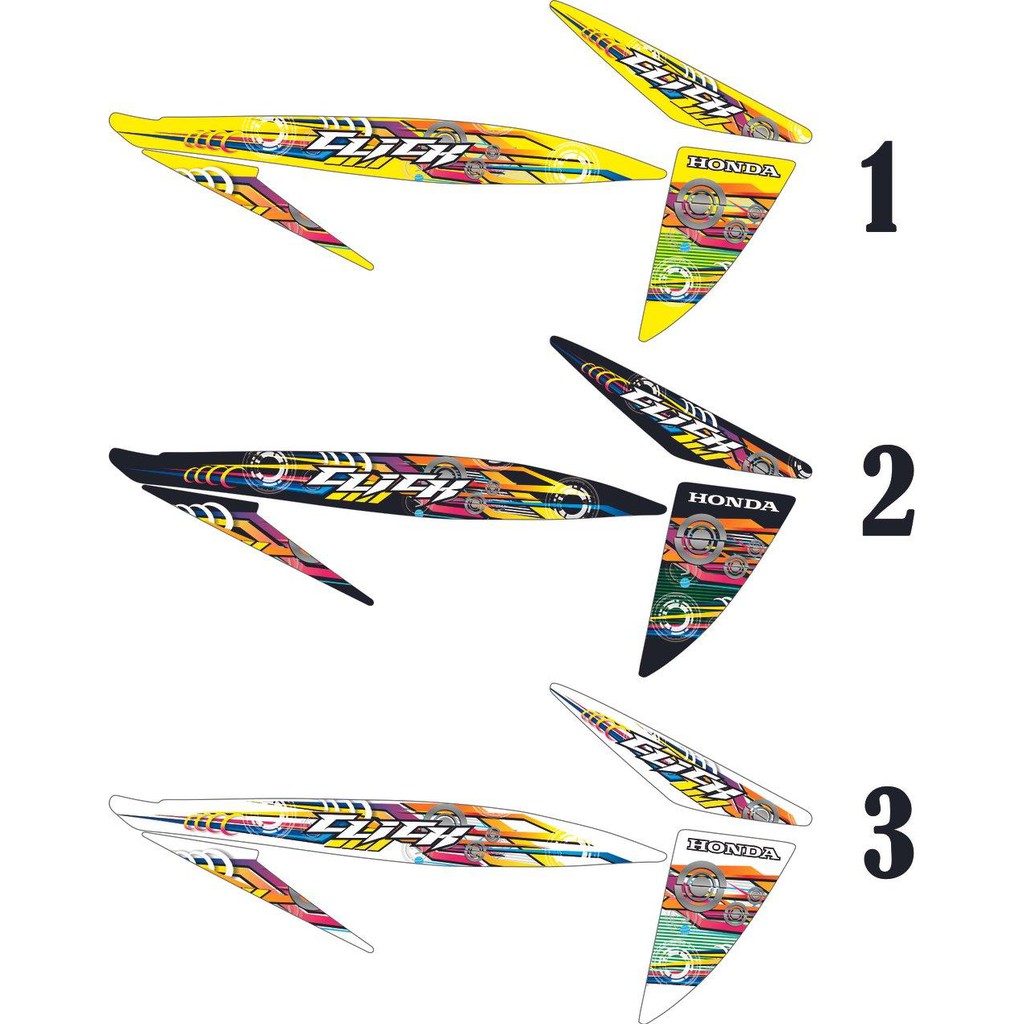 STRIPING VARIASI HONDA VARIO KARBU OLD 110 CUSTOM THAILAND