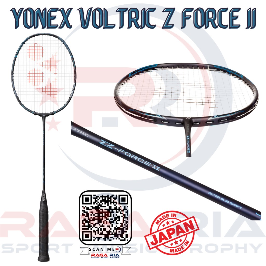 YONEX VOLTRIC Z FORCE II BLACK RAKET BADMINTON