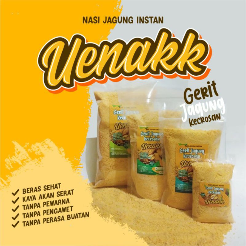 

Gerit jagung kecrosan, beras jagung, nasi empok, campuran nasi