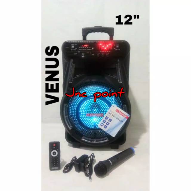 ASATRON Speaker Portable VENUS HT 8880 UKM 12inch