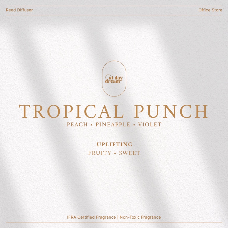 Reed Diffuser 100ml Hardbox - at daydream-Tropical Punch