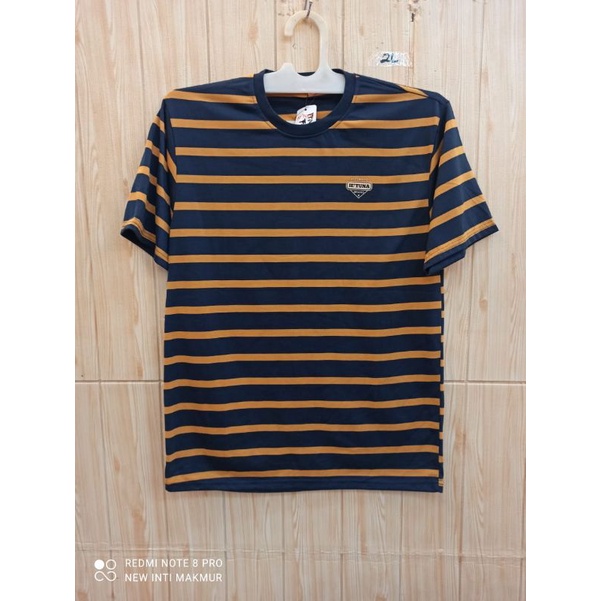 Kaos pria stripe motif 1