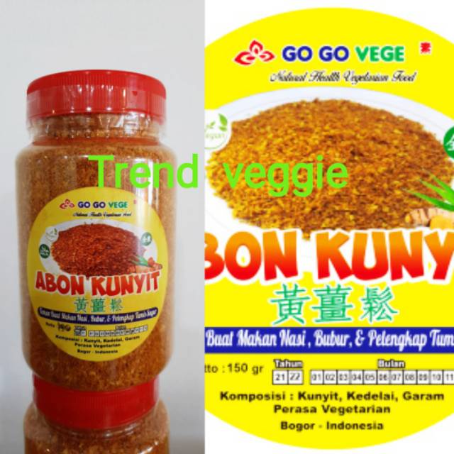 

Abon Kunyit Bumbu Masakan Vegetarian