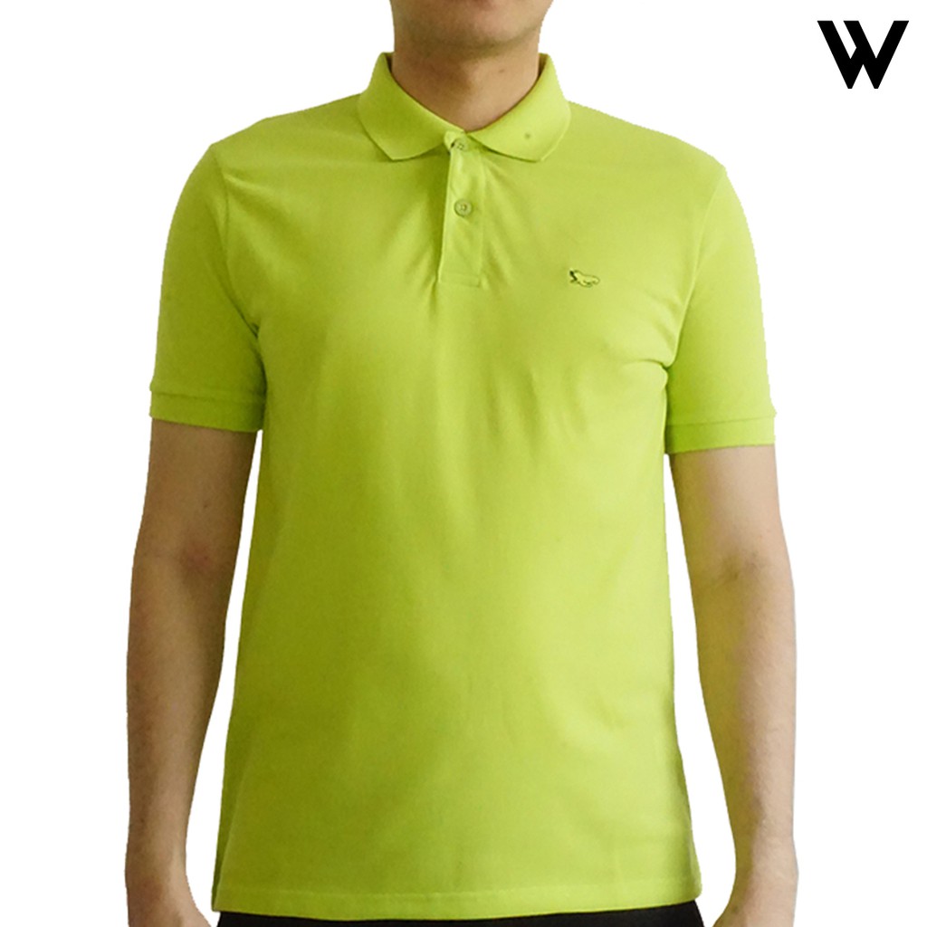 Walrus Kaos Polo Basic Polos Lime Punch T1021553 Walrus Kaos Polo Basic Polos Lime Punch T1021553