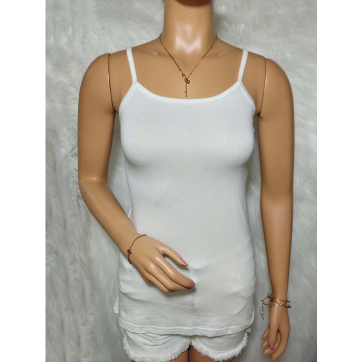 TANKTOP TALI WANITA POLOS DALAMAN / PAKAIAN DALAM TANK TOP / KAOS DALAMAN  ADEM SPANDEX TANK TOP &amp; KAMISOL