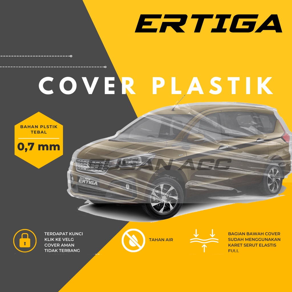 Body Cover Mobil Plastik Transparan Ertiga Sarung Mobil ertiga waterproof/plastik bening ertiga/ertiga lama/ertiga gx/ertiga gl/ertiga sport/ertiga 2021/ertoga 2022/ertiga baru/ertiga dreza/all new ertiga/ford fiesta/ford laser/amenity/starlet/brio/ayla