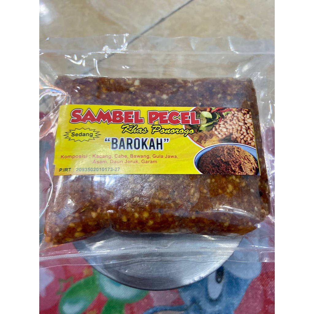 

Sambal Pecel Barokah Pedas Halal Gurih Khas Ponorogo 250 gram - 500 Gram